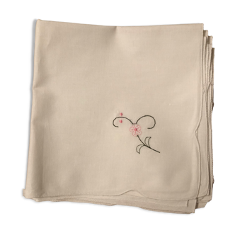 Old hand-embroidered napkins