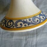 Coupe sur pied en faïence