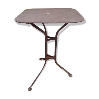 Guéridon, table de jardin fer forgé