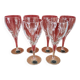Coffret de 6 verres à vin en cristal de Lorraine neuf