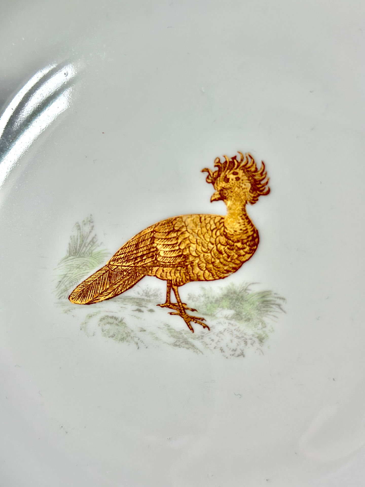 Service Bernardaud Les oiseaux d’or