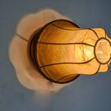 Pear-shaped “cocoon” wall lamp, Italy, 1960