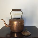 Bouilloire ancienne cuivre et laiton