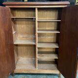 Solid ash bedroom wardrobe 1960