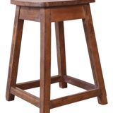 Old Burmese teak workshop stool