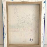 Tableau Bleu à l'Huile