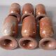 Old service of 6 mazagrans stoneware cup pottery deco kitchen countryside
