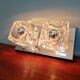 Square ceiling light/wall light Ice Cube, Peill & Putzler, 1970