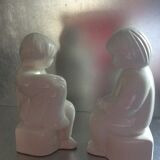 Pair of ceramic bookends from the 70s and 80s