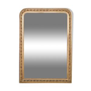 Miroir antique bordure géométrique
