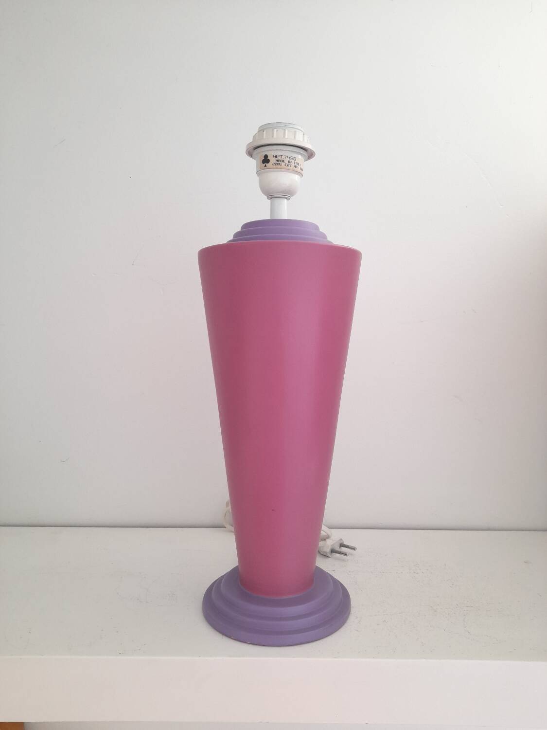 Postmodern Italian ceramic lamp base