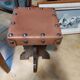 Leather tabouret