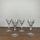 Set of 4 Villeroy & Boch crystal glasses, 20th century.