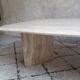 Table basse travertin