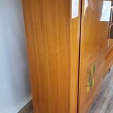 Buffet milanais en hêtre années 1950