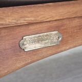 1970s, Danish 2-seater sofa by Klaus Wettergren, cotton fabric, teak wood.