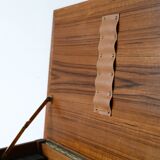 Scandinavian 1950s teak cabinet with compartments