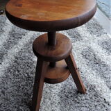 Wooden tripod stool