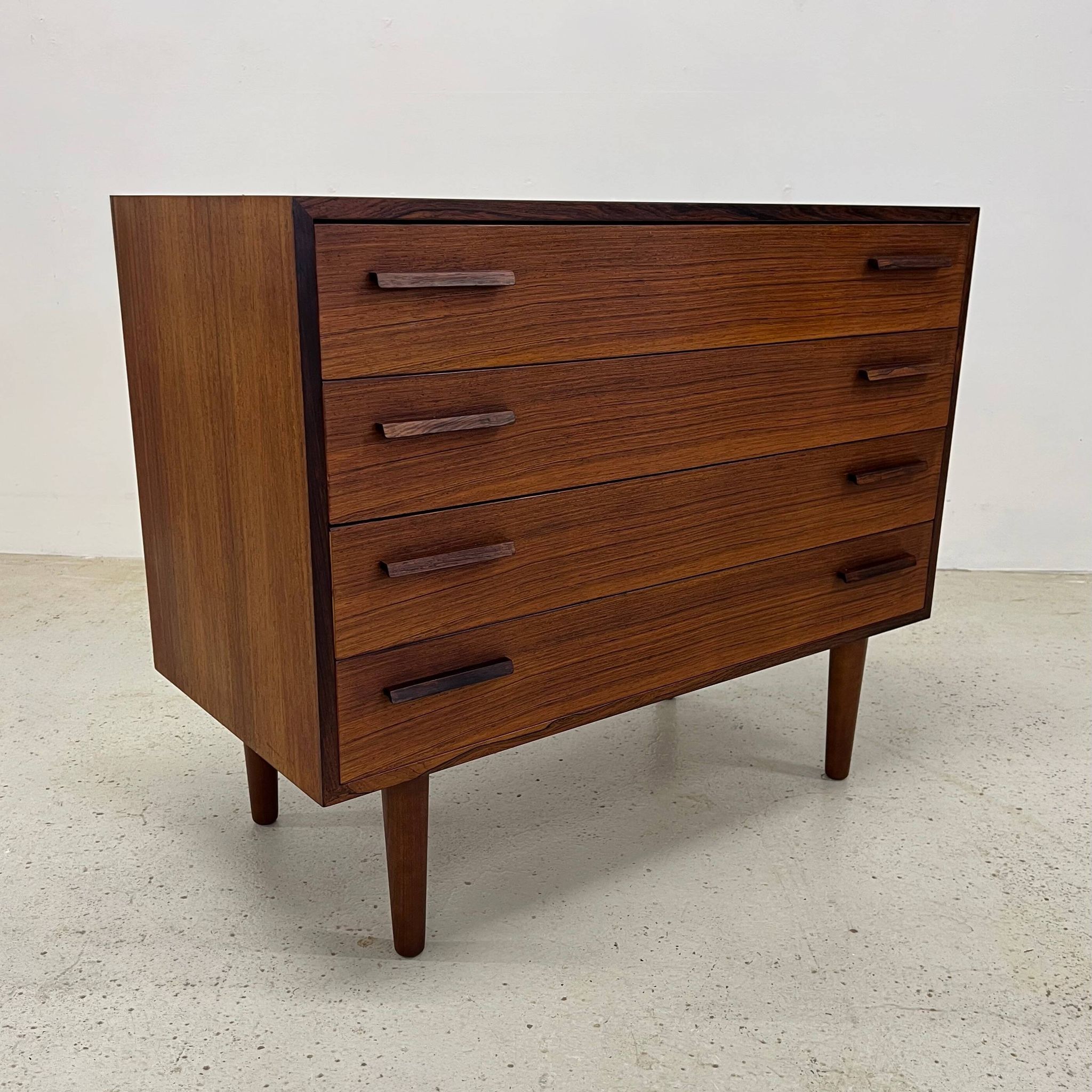 Rosewood Chest Of Drawers By Kai Kristiansen For Feldballes