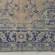 Tapis persan vintage bleu et beige sable, 246x344 cm