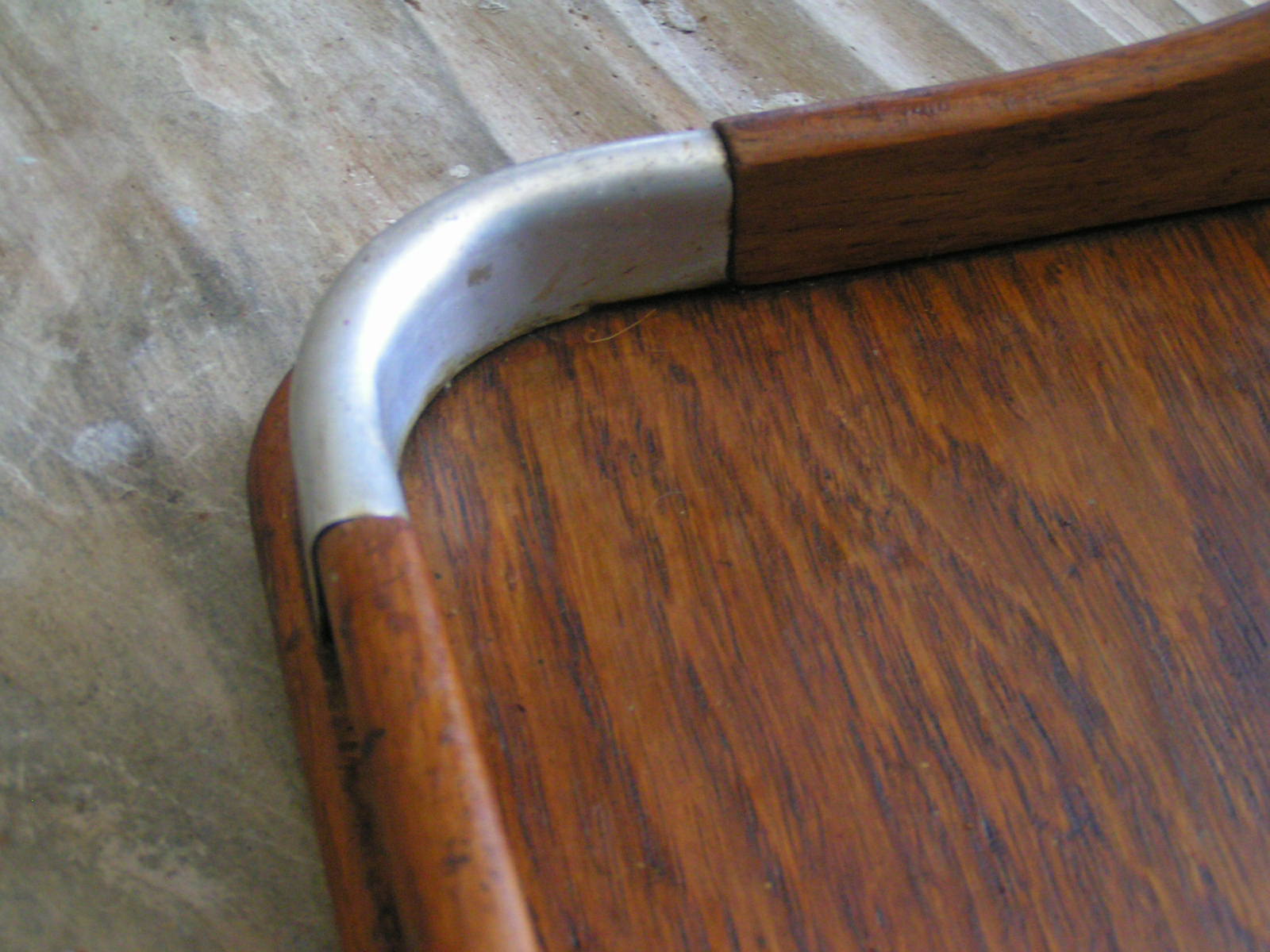 Art Deco wooden service tray