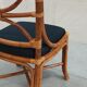 Chaise en bambou Roche Bobois 80's
