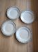 Lot n°1 de 4 assiettes plates BRE PMPS  de Longwy