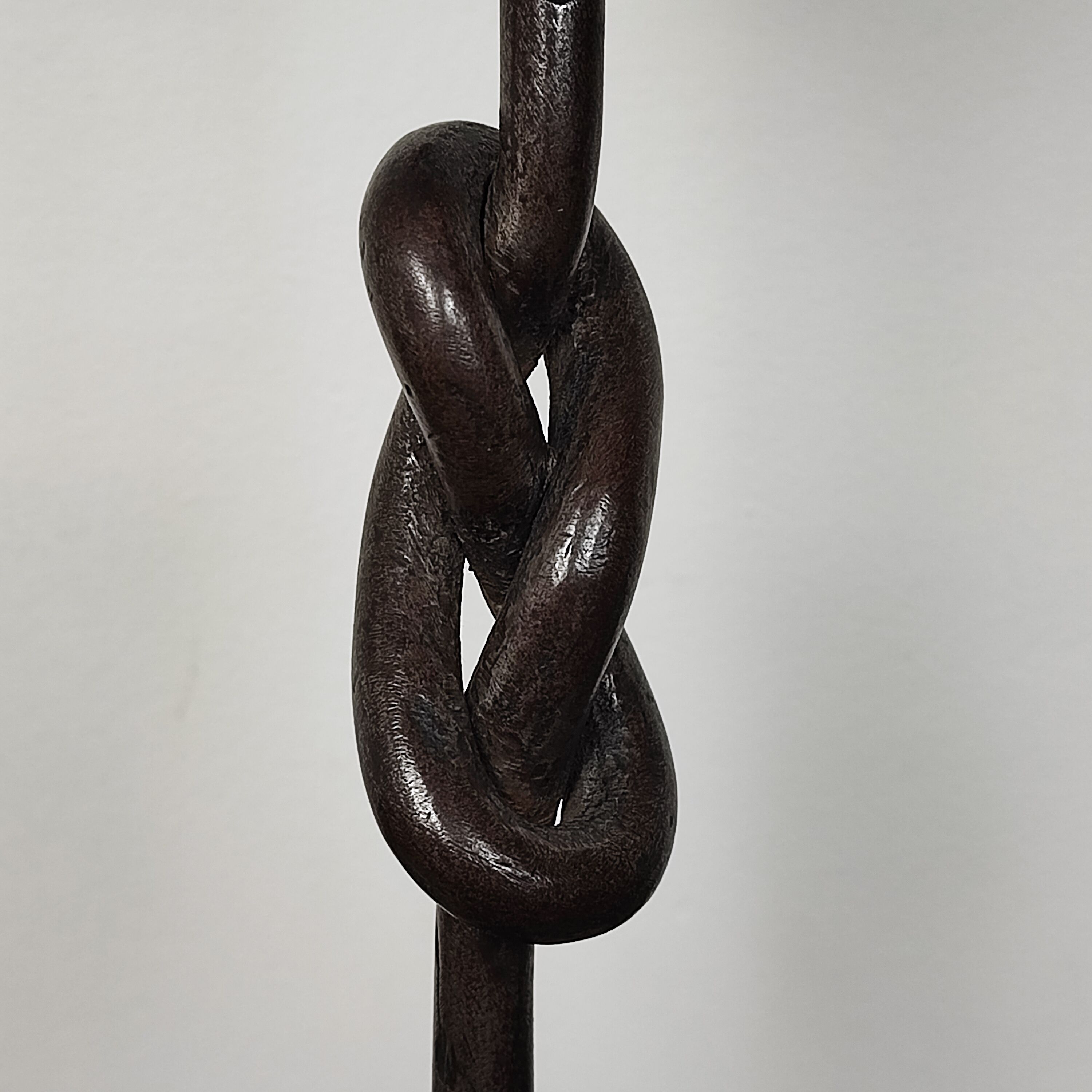 Wrought iron candle holder