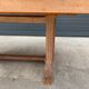 Table à manger art déco en chêne cérusé vers 1940
