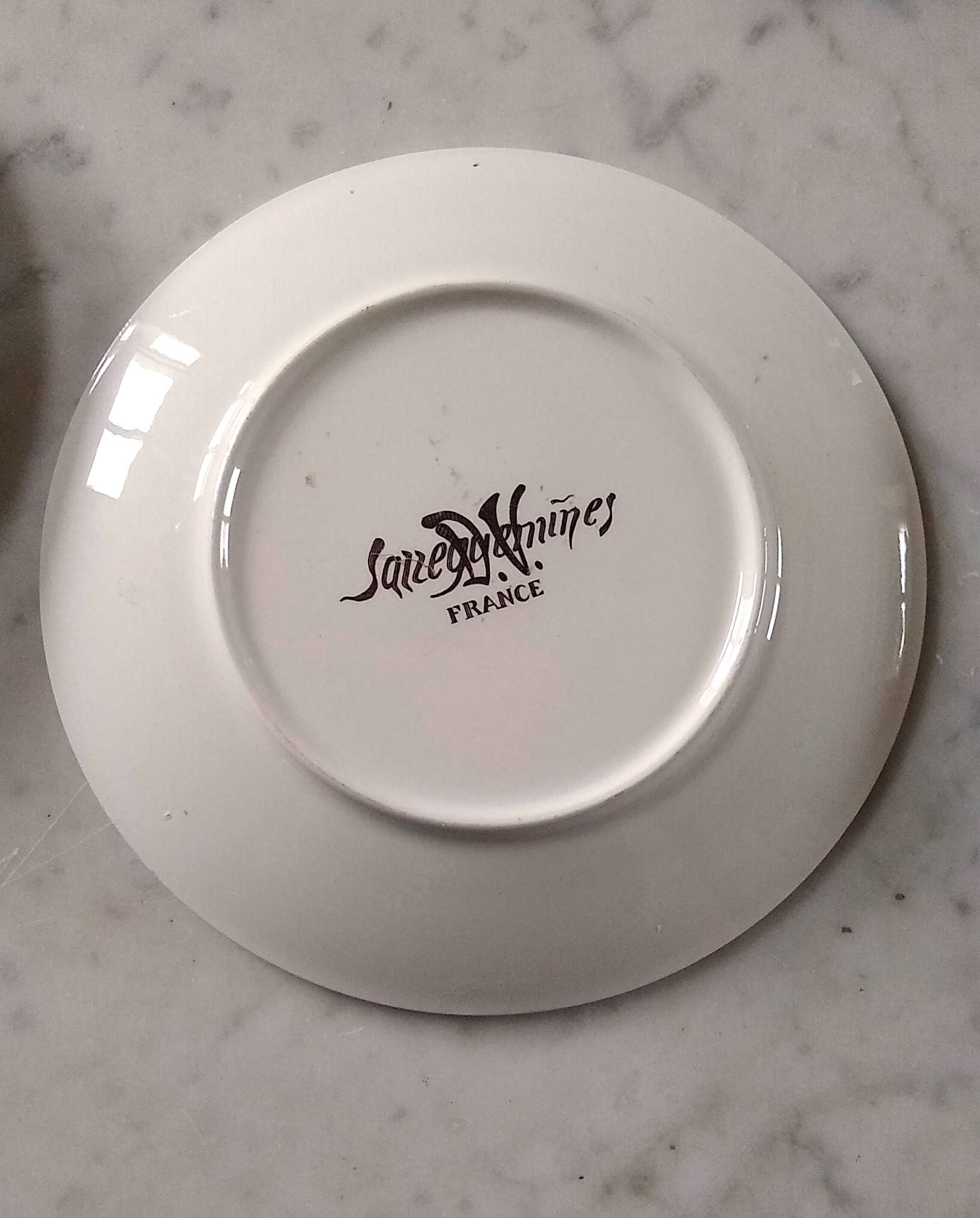 6 dessert plates by Benjamin Rabier Sarreguemines