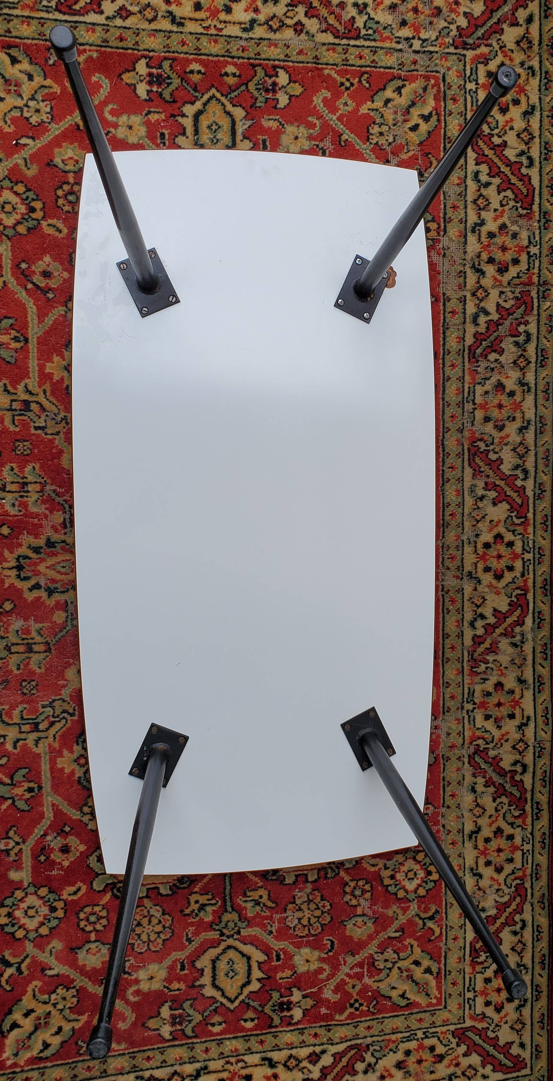 Coffee table formica and metal