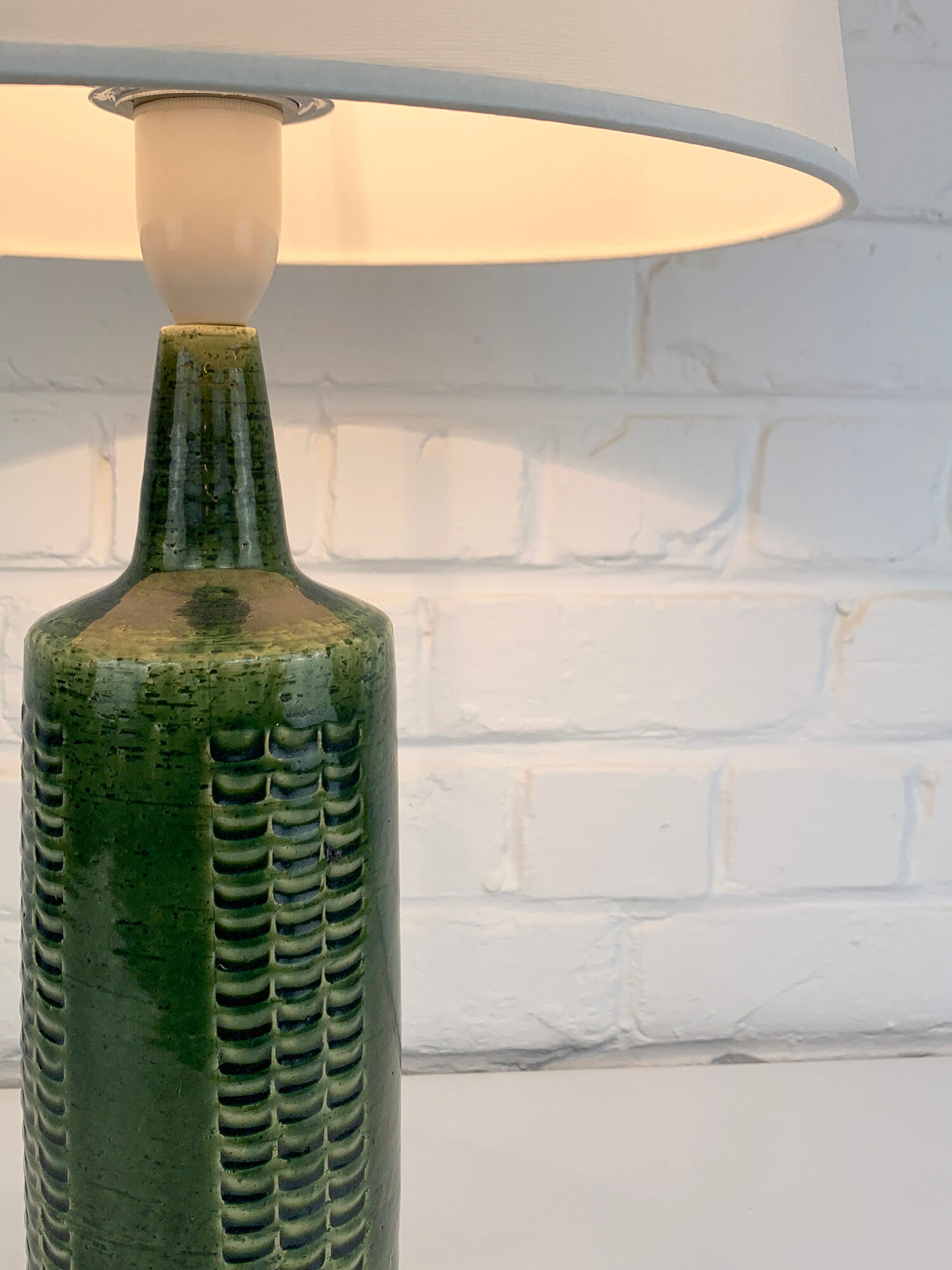 Ceramic Table Lamp Dl27, Per Linnemann-Schmidt for Palshus, Denmark