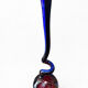 Vase de sol en verre de Murano sculpture 64 cm style mid-century moderne Fenicio Somm