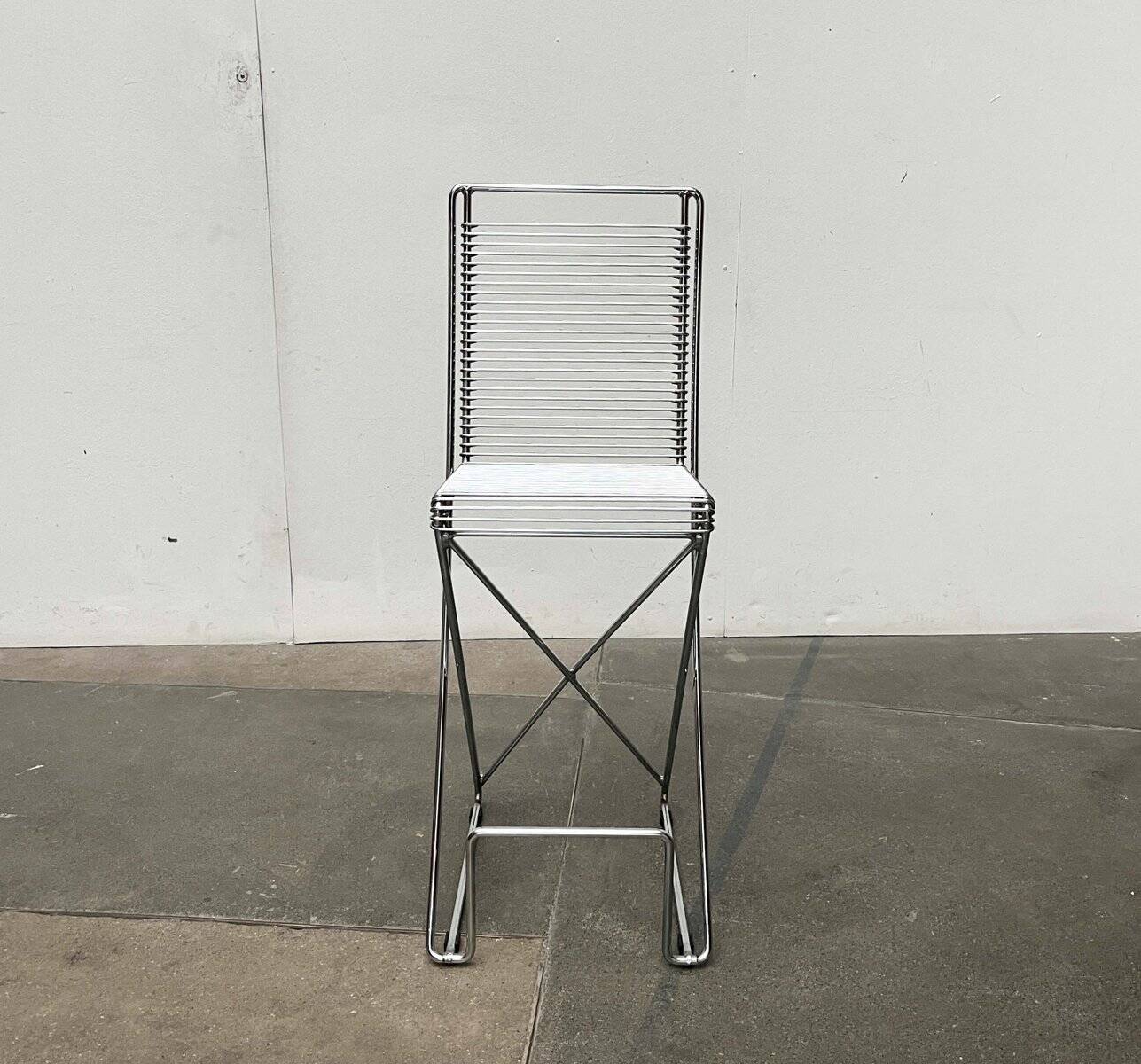 Tabouret de cuisine Postmoderne allemand Kreuzschwinger par Till Behrens pour Meyer Stahlmöbel, années 1980