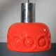 Vintage suspension in orange opaline – 1960s/70s