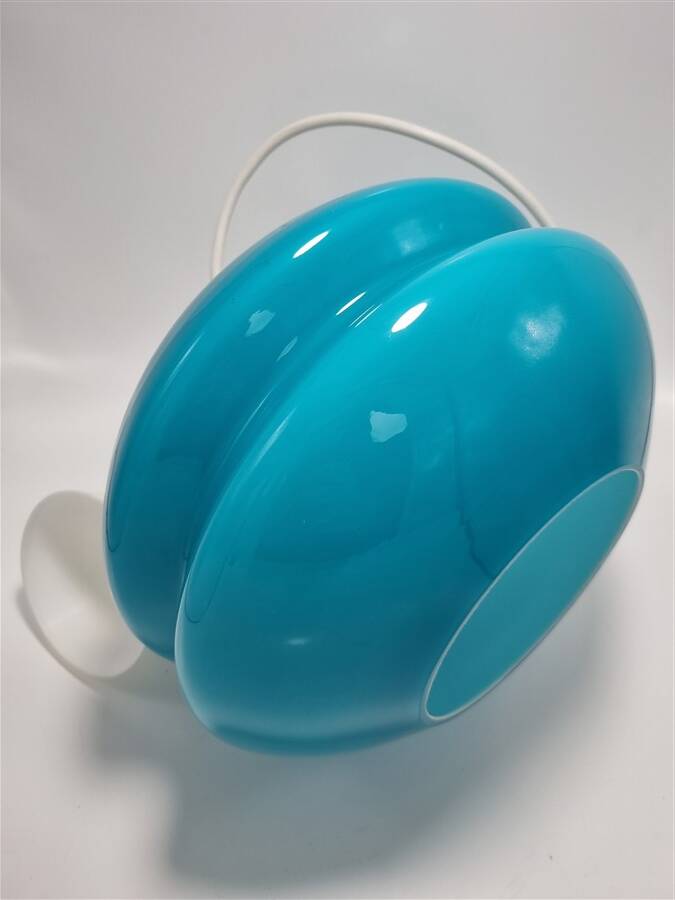 Blue vintage pendant light