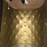 1950s/60s bar cabinet, upholstered interior & lighting