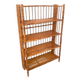 70's foldable bamboo shelf