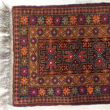 Small oriental wool rug - 80 x 46cm