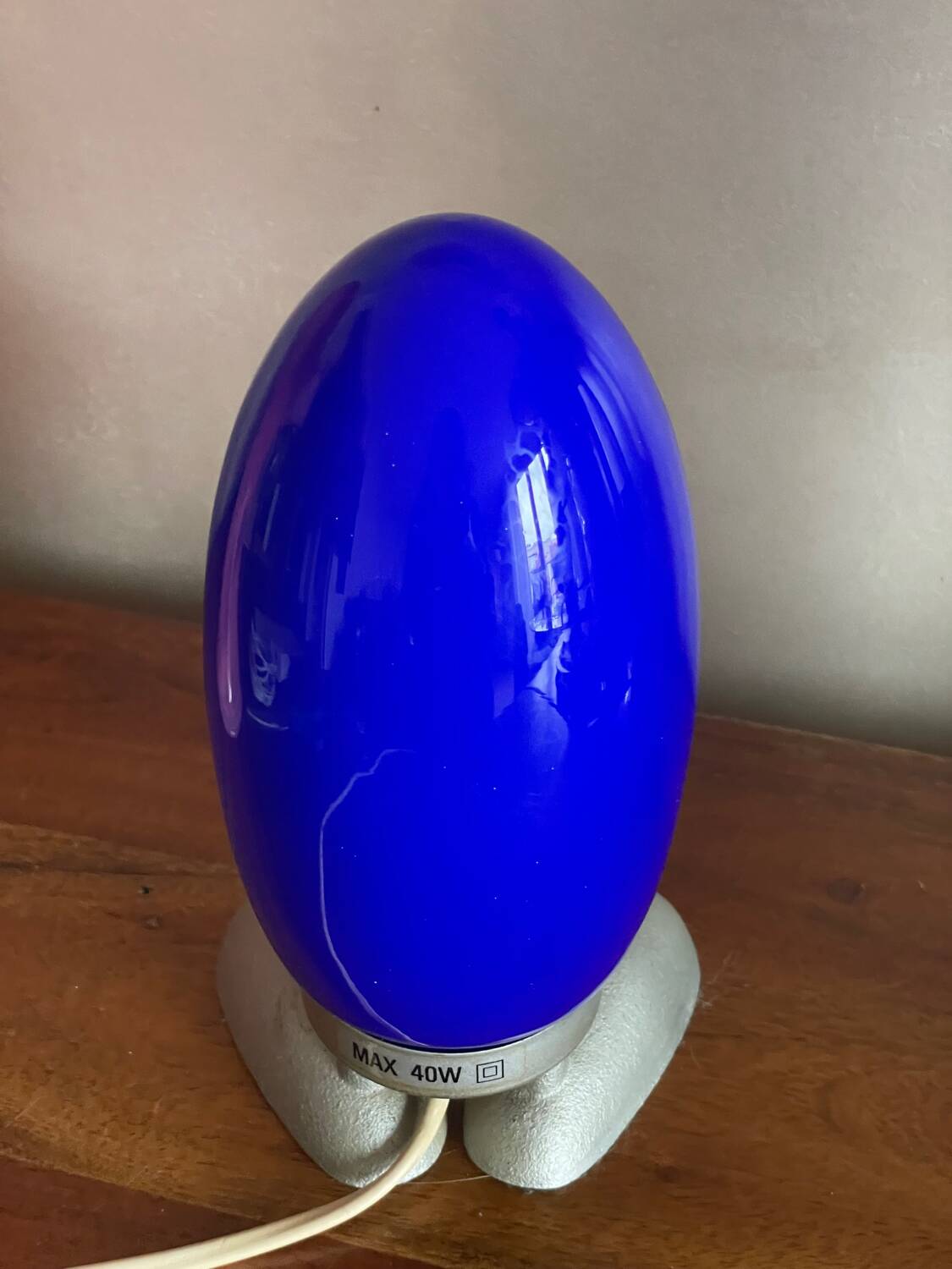 Vintage egg floor lamp