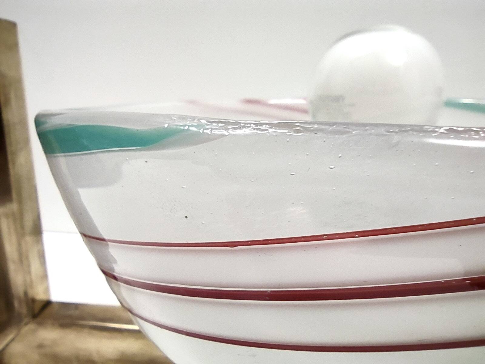 Rare Murano Glass and Brass Wall Light by Dino Martens for Aureliano Toso, Italy