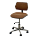 Vintage 1980 adjustable swivel office chair with wheels