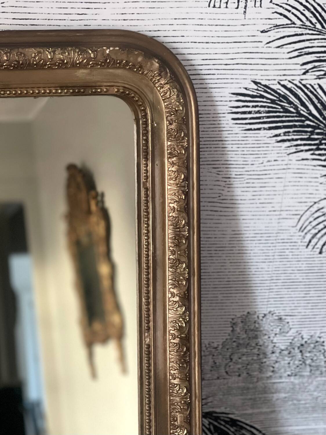 Louis Philippe mirror 75cm.