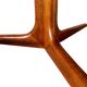 Danish Design Coffee Table Round Teak Bernhard Perdersen 1950s 60s Midcentury