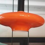 Multicolored waterfall hanging lamp