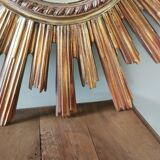 Vintage resin sun mirror, witch's eye