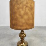 Vintage brass Hollywood Regency table lamp 1960