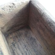 old wooden workshop drawer