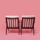 Paire de fauteuils "Boomerang" par Thonet 1960