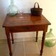 Table d'appoint pieds en bois tourné